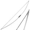 ZSHJGJR 66" Archery Traditional Hunting English Longbow 25-150LBS One-Piece Recurve Bow Straight Bow Right/Left Handed for Outdoor Hunting Target Shooting (Silver, 65lbs) view 1