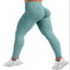 YEOREO SoftHue Workout Leggings for Women Hidden Scrunch No Front Seam Seamless Mid Waist Tummy Control 25" Impact Yoga Pants Pistachio-XL view 1