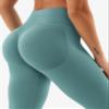 YEOREO SoftHue Workout Leggings for Women Hidden Scrunch No Front Seam Seamless Mid Waist Tummy Control 25" Impact Yoga Pants Pistachio-XL view 4