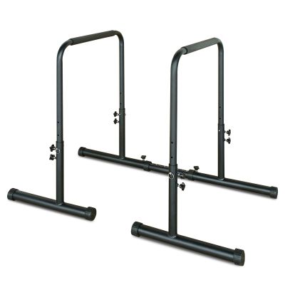 Donext Power Tower Pull Up Bar Station, Free Standing Pull Up Rack Dip Station for Home Gym, Height Strength Training Workout Equipment, Black
