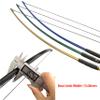 ZSHJGJR 66" Archery Traditional Hunting English Longbow 25-150LBS One-Piece Recurve Bow Straight Bow Right/Left Handed for Outdoor Hunting Target Shooting (Gold, 60lbs) view 4