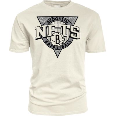 Brooklyn Nets NBA Officially Licensed T-Shirt Ringspun Triblock Ivory, XX-Large