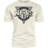Brooklyn Nets NBA Officially Licensed T-Shirt Ringspun Triblock Ivory, XX-Large view 1