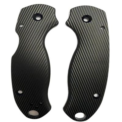 1 Pair Scales Handle Fits for Para 3 C223, CNC Aluminum Handle Patch DIY Replacement Accessory(Black)
