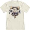 New Orleans Pelicans NBA Officially Licensed T-Shirt Ringspun Triblock Ivory, Small view 3