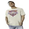 Oklahoma City Thunder NBA Officially Licensed T-Shirt Ringspun Triblock Ivory, Medium view 2