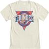 Oklahoma City Thunder NBA Officially Licensed T-Shirt Ringspun Triblock Ivory, Medium view 3
