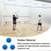 RXQXHF Squash Balls for Training Only-Tube of 3, High Bounce, Portable, and Safe, Ideal for Squash Training view 3