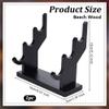 OLYCRAFT 3 Tiers Black Wand Display Risers 5.5x2x5 Inch Wizard Wand Display Stand Wooden Magic Wand Beech Wood Holder Wizard Wand Holder for Wizard Wand Small Swords Collection Table Display view 2