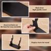 OLYCRAFT 3 Tiers Black Wand Display Risers 5.5x2x5 Inch Wizard Wand Display Stand Wooden Magic Wand Beech Wood Holder Wizard Wand Holder for Wizard Wand Small Swords Collection Table Display view 4
