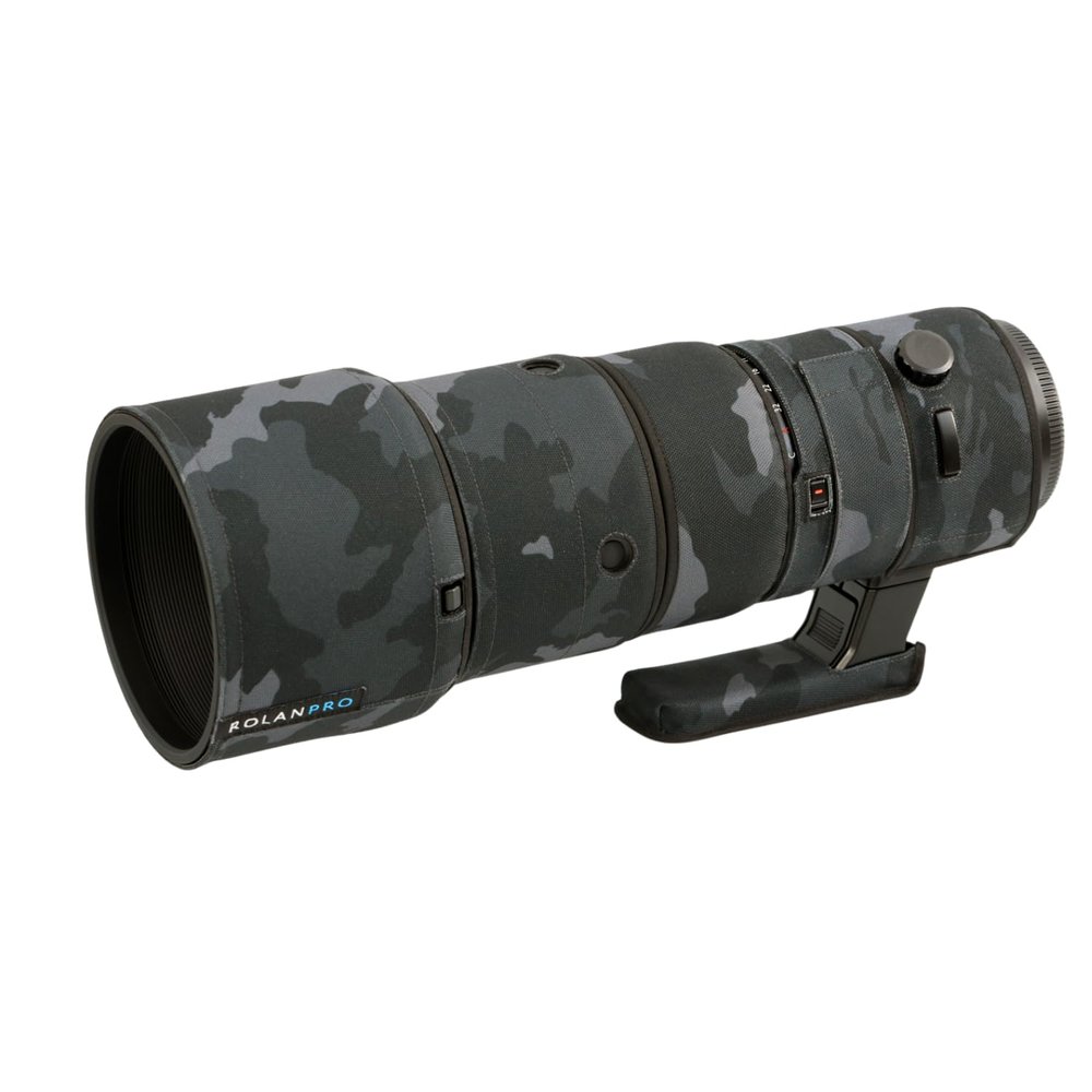 ROLANPRO Waterproof Lens Cover Camouflage for Fujifilm Fujinon GF 500mm F5.6 R LM OIS WR Protective Sleeve Lens Rain Coat-#8 Dark Camouflage