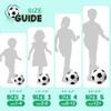 cellook 2 Pack Size 3 Soccer Balls for Kids, Soccer Ball for Boys Girls Toddlers Ages 2 3 4 5 6 7 8, Indoor Outdoor Sports Training Practice Ball Toys Gifts for Operation Christmas Child Shoe Box view 2