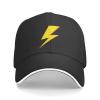 Thunder Storm Lightning Rain Hat Funny Sandwich Baseball Cap Adjustable Dad Trucker Hat for Men Women Black view 1