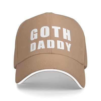 Goth Daddy Hat Funny Sandwich Baseball Cap Adjustable Dad Trucker Hat for Men Women Natural