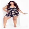 City Chic Women's Plus Size Ischia Overlay 1 Print Piece, 18 view 4