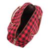WESIEVYA Expandable Large Travel Duffle Bag Canvas Fashionable Plaid Large Capacity Storage Pouch and Comfortable Multi-purpose Bag for Sneakers Sports Travel view 1