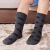 LEMZONE Men's Warm Cozy Slipper Socks with Grips, Non Slip Winter Fuzzy Fleece Lining Cabin Socks Christmas Gifts view 3