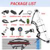 Compound Bow Package for Adults and Teens, Hunting Bow Archery Set with 12 Arrows, Fully Adjustable 30-55 Lbs, 24-29.5", Limbs Made in USA, RH&LH Avalible (Army Green, RH) view 2