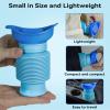 KkaFFe Pee Bottles for Men, Adjustable Emergency Urinal, Car Pee Bottle for Men and Women, Portable Toilet for Car, Shrinkable Personal Mobile Toilet,Urine Bottle view 4