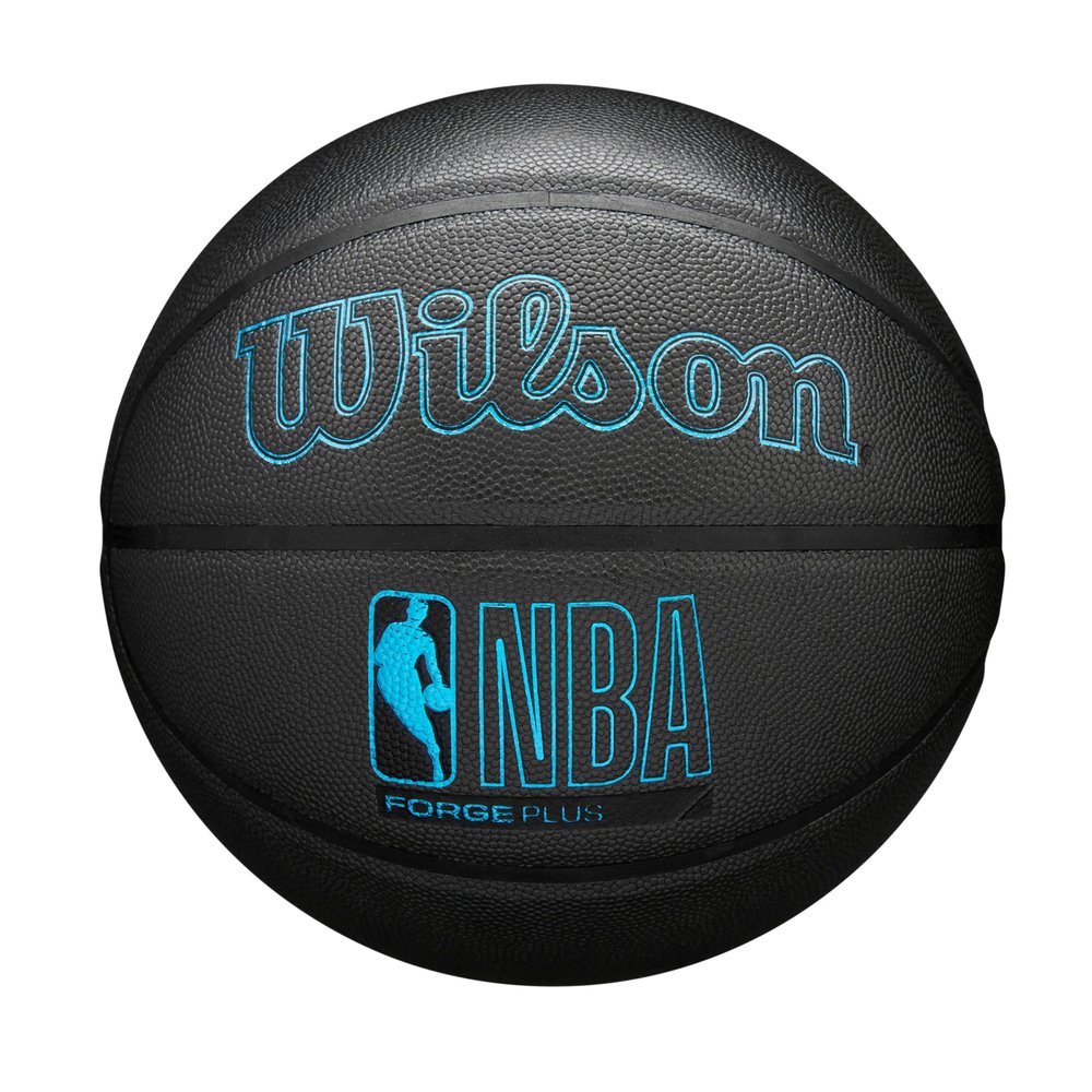 WILSON NBA Forge Plus Indoor/Outdoor Basketball - Charcoal Grey, Size 7-29.5"