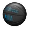 WILSON NBA Forge Plus Indoor/Outdoor Basketball - Charcoal Grey, Size 7-29.5" view 2