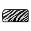 Black and White Zebra Print Pencil Case Big Capacity Pen Pouch Portable Stationery Organizer for Office School view 1