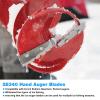 RO6G 28340 Ice Auger Blades Replacement Eskimo Power Auger Blades, 8 Inch Ice Fishing Auger Blades - 2 Pack view 2