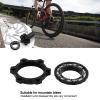 Yuezhongoo Centerlock, Disc Brake Rotor Adapter Aluminum Alloy Bike Center Lock Adapter for Mountain Bikes Centerlock Rotors Tool(Black) view 2