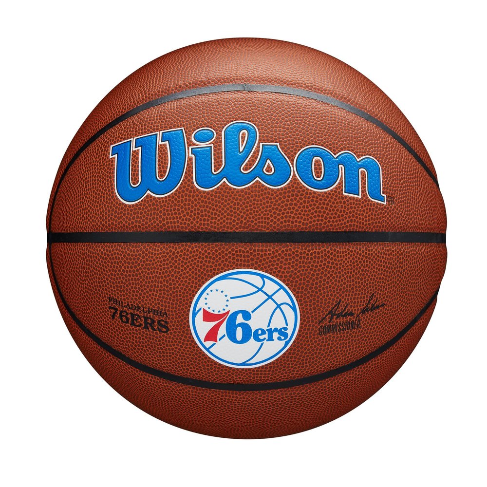 WILSON NBA Team Alliance Basketball - Philadelphia 76ers, Size 7-29.5"