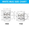 Hyturtle Personalized Best Friend Mug - Friend Mugs For Women - Friendship Gift For Women - Bestie Gift For Coworker - Gifts For Best Friend - Bestie Mug - Custom Name Coffee Cup Ceramic Mug 11 15oz view 4