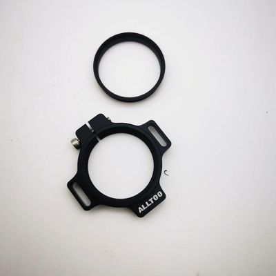 fistCycling Bike Bicycle Crank Adjuster Chainring Bottom Bracket Preload Adjuster for-SRAM raceface BB30 Aluminum Alloy (Black)