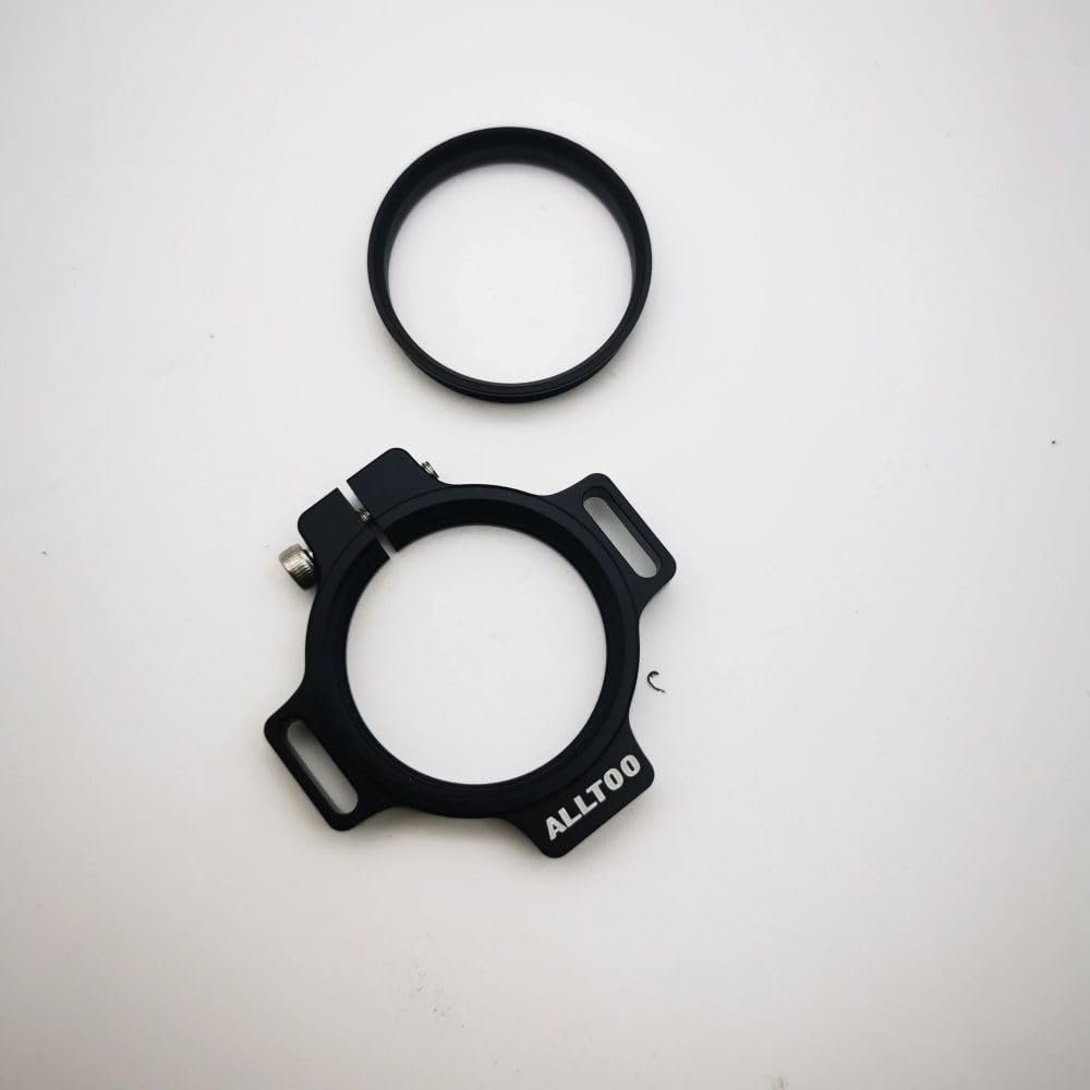fistCycling Bike Bicycle Crank Adjuster Chainring Bottom Bracket Preload Adjuster for-SRAM raceface BB30 Aluminum Alloy (Black)