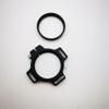 fistCycling Bike Bicycle Crank Adjuster Chainring Bottom Bracket Preload Adjuster for-SRAM raceface BB30 Aluminum Alloy (Black) view 1