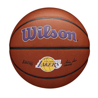 WILSON NBA Team Alliance Basketball - Los Angeles Lakers, Size 7-29.5"