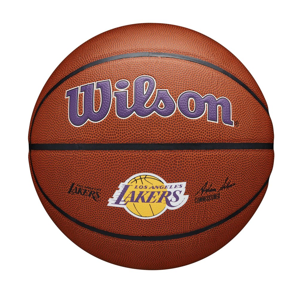WILSON NBA Team Alliance Basketball - Los Angeles Lakers, Size 7-29.5"