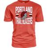 Portland Trail Blazers NBA Officially Licensed T-Shirt Ringspun Bold Team Color, Medium view 2