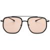 mincl Vintage Double Beam Large Frame Retro Pilot Sunglasses Men Women Champagne Sun Glasses Outdoor Square Shades N45 (Champagne) view 1