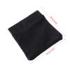 Saccgt Men Ladies Genuine Leather Coin Pouch Snap Top Purse Strong Metal Spring Closure, app. 9x9cm/3.54x3.54'', Black view 2