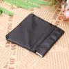 Saccgt Men Ladies Genuine Leather Coin Pouch Snap Top Purse Strong Metal Spring Closure, app. 9x9cm/3.54x3.54'', Black view 4