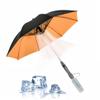 3 in 1 Sun Umbrella with Fan Misting, Uv Blocking 50+ Portable Fan Cooling Umbrella for Fishing, Golfing, Outdoor Beach, USB Rechargeable, Comes with Water Bottle Attach for the Mister view 1