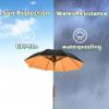 3 in 1 Sun Umbrella with Fan Misting, Uv Blocking 50+ Portable Fan Cooling Umbrella for Fishing, Golfing, Outdoor Beach, USB Rechargeable, Comes with Water Bottle Attach for the Mister view 2
