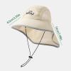 XANHOY Kids Neck Flap Fisherman Hat Neck Flap Versatile Hat for Spring Breathable Hat Bucket Hat Casual Sport, lake blue, 6 1/8-6 5/8, Lake Blue, 6 1/8-6 5/8 view 3