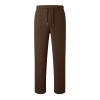 Womens Wide Leg Sweatpants Casual High Waist Baggy Sweatpants Boyfriend Fleece Jogger Pants with Pockets Trousers view 4