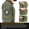 IDOGEAR Mens Tactical Military Shirts 1/4 Zip Combat BDU Shirts Camo Long Sleeve with Pockets for Outdoor Airsoft Paintball(Ranger Green,XX-Large) view 4