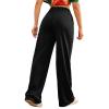 Wide Leg Sweatpants Women Casual High Waist Fleece Sweatpants Boyfriend Jogger Pants with Pockets Palazzo Trousers view 3