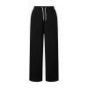 Wide Leg Sweatpants Women Casual High Waist Fleece Sweatpants Boyfriend Jogger Pants with Pockets Palazzo Trousers view 4