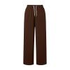 Wide Leg Sweatpants Women Casual High Waist Fleece Sweatpants Boyfriend Jogger Pants with Pockets Palazzo Trousers view 4