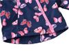 Echinodon Girls Waterproof Jackets Kids Outdoor Windproof Coat Printed Windbreaker Blue Butterfly 110 view 3