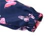 Echinodon Girls Waterproof Jackets Kids Outdoor Windproof Coat Printed Windbreaker Blue Butterfly 110 view 4