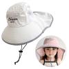 XANHOY Kids Neck Flap Fisherman Hat Neck Flap Versatile Hat for Spring Breathable Hat Bucket Hat Casual Sport, light orange, 6 1/8-6 5/8, Light Orange, 6 1/8-6 5/8 view 2
